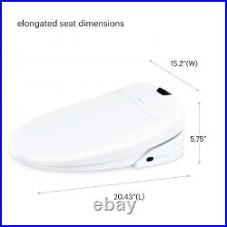Brondell Swash 1400 Luxury Bidet Toilet Seat with Remote Control -New in Box