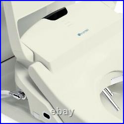 Brondell Swash 1400 Luxury Electric Bidet Toilet Seat Elongated Biscuit+ Remote