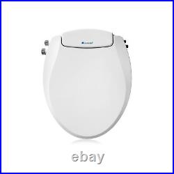 Brondell Swash Bidet Toilet Seat, Non-Electric, Dual Temperature, Fits Round