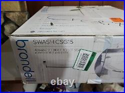 Brondell Swash CSG15 Advance Electric Bidet Toilet Seat Round White New Sealed