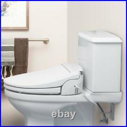 Brondell Swash DS725-EW Advanced Bidet Toilet Seat for Elongated Toilets, White