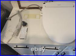 Brondell Swash LE99 Electronic Bidet Toilet Seat Elongated White