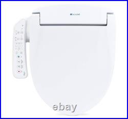 Brondell Swash Round SE400 Bidet Seat with Air Dryer, Night Light White