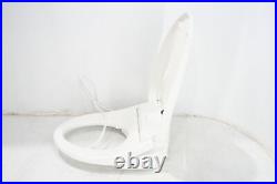 Brondell Swash S1200-RW Luxury Bidet Toilet Seat Round White Light Steel Nozzle