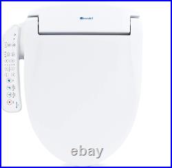 Brondell Swash SE400 Advanced Bidet Toilet Elongated Seat (White)