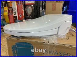 Brondell Swash SE400 Elongated Bidet Seat with Air Dryer White Open Box