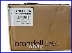 Brondell Swash Select EM617 Electric Bidet Seat for Elongated Toilets with Dryer
