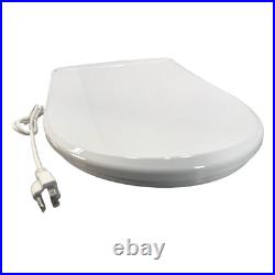 Brondell Thinline T44-EW Swash Electric Bidet Toilet Seat, Elongated