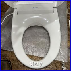 Brondell s1400-ew ELONGATED Luxury Electric Remote Bidet Toilet Seat White swash