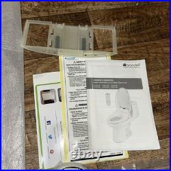 Brondell s1400-ew ELONGATED Luxury Electric Remote Bidet Toilet Seat White swash
