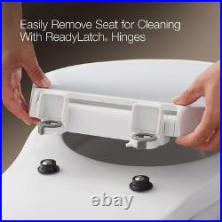 CACHET Automatic Nightlight Toilet Seat Ice Grey, Elongated, Quiet-Close Hinge CACHET Automatic Nightlight Toilet Seat Ice Grey, Elongated, Quiet-Close Hinge
