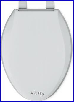 CACHET Automatic Nightlight Toilet Seat Ice Grey, Elongated, Quiet-Close Hinge CACHET Automatic Nightlight Toilet Seat Ice Grey, Elongated, Quiet-Close Hinge