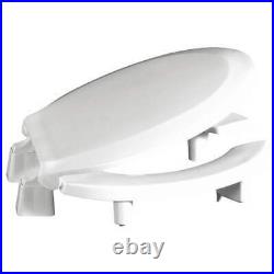 CENTOCO GR3L460STS-001 Toilet Seat, Round Bowl, Open Front, White