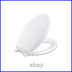 Cachet Anitmicrobial Elongated Toilet Seat White (3-Pack)