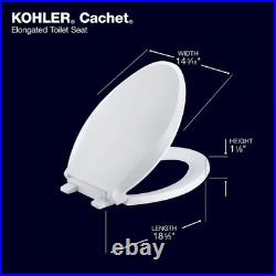Cachet Elongated Anitmicrobial Toilet Seat in White (3-Pack) Cachet Elongated Anitmicrobial Toilet Seat in White (3-Pack)
