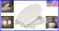 Cachet ReadyLatch Round Toilet Seat Soft Close, Almond