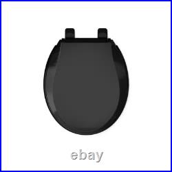 Cachet round Nightlight Quiet Close Toilet Seat in Black Black