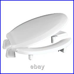 Centoco 3L820STS-001 Elongated 3 Lift, Raised Plastic Toilet Seat, Open Fron