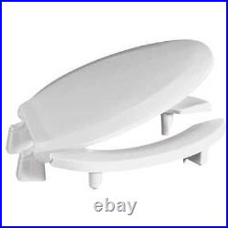 Centoco Gr3l820sts-001 Toilet Seat, With Cover, Plastic, Elongated, White
