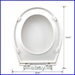 Child Sized Toilet Seat Replacement White Molded Plastic set of 4