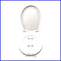 Child Sized Toilet Seat Replacement White Molded Plastic set of 4