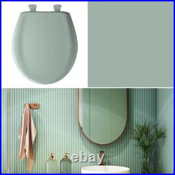 Classic Colors Slow Close Toilet Seat, Easy Clean Hinges and Durable Plastic
