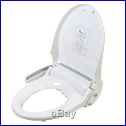 Clean Sense dib-1500 ROUND Bidet Toilet Seat withSide Panel Control in White
