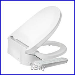 Coway Electric Bidet Seat Round Adjustable Heat Water Pressure Plastic White