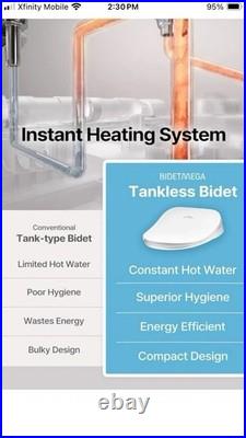 Coway Electronic Bidet S500 Elongated Toilet Seat Heated BRAND NEW