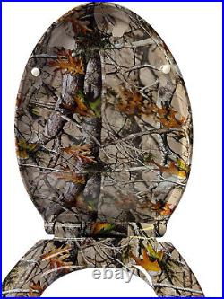 Custom Hydro Dipped Vista Camo Delta Wycliffe Toilet Seat