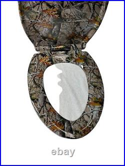 Custom Hydro Dipped Vista Camo Delta Wycliffe Toilet Seat