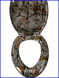 Custom Hydro Dipped Vista Camo Delta Wycliffe Toilet Seat