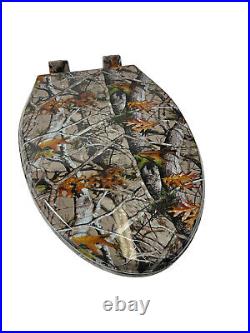 Custom Hydro Dipped Vista Camo Delta Wycliffe Toilet Seat