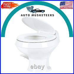 Dometic 300 Series Low Profile Toilet Space-Saving Low Profile -White Brand New