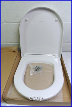 Duravit 002019 ME by Starck Elongated Closed-Front Toilet Seat White