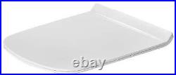 Duravit 006059 DuraStyle Elongated Closed-Front Toilet Seat White