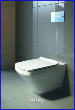 Duravit 006059 DuraStyle Elongated Toilet SeatQuick Release White