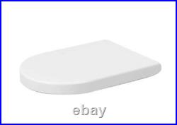 Duravit 006989 Darling New Elongated Closed Front Toilet Seat Soft Close White