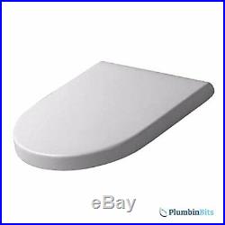 Duravit Starck 3 Replacement Toilet Seat & Cover Soft Close Hinges White 006389