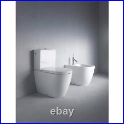 Duravit Toilet Seats 1.63Hx14.13Wx16.5D Elongated Plastic Soft Close White