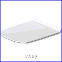 Duravit Toilet Seats 1.75Hx14.75Wx19.25D Elongated Soft Close Plastic White