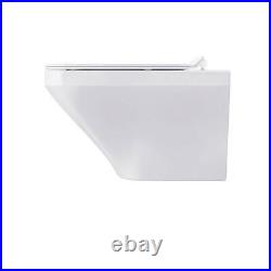 Duravit Toilet Seats 1.75Hx14.75Wx19.25D Elongated Soft Close Plastic White