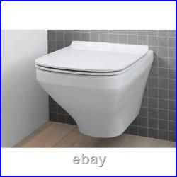 Duravit Toilet Seats 1.75Hx14.75Wx19.25D Elongated Soft Close Plastic White