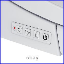 ELEGANT Smart Bidet Toilet Seat Remote Control Warm Air Dryer Heated Seat