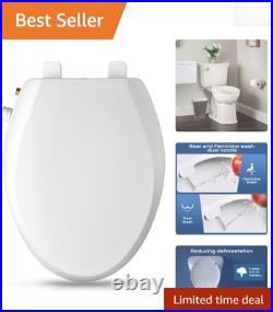 Easy-Install Adjustable Elongated Bidet Toilet Seat Luxurious Hygiene Solution