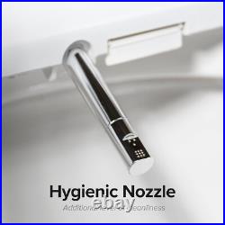 Electric Bidet Seat Plastic Elongated Toilets Remote Control Night Light Electric Bidet Seat Plastic Elongated Toilets Remote Control Night Light