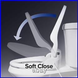 Electric Bidet Seat Plastic Elongated Toilets Remote Control Night Light Electric Bidet Seat Plastic Elongated Toilets Remote Control Night Light