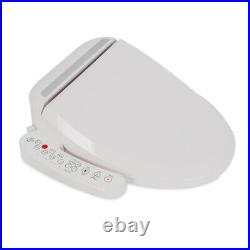 Electric Bidet Toilet Seat Elongated Heated Self Cleaning Toilet Seat Bathroom