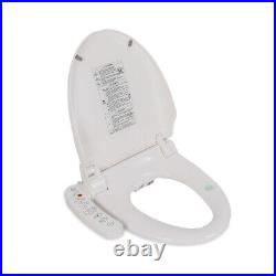 Electric Bidet Toilet Seat Elongated Heated Self Cleaning Toilet Seat Bathroom