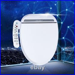 Electric Bidet Toilet Seat Elongated Heated Self Cleaning Toilet Seat Bathroom